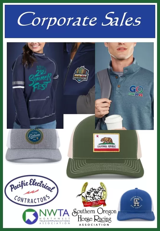 Corporate Sales Ensure your brand is recognized, accurate and remembered.